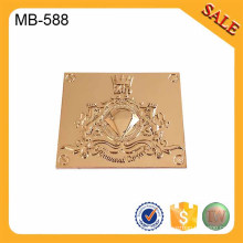 MB588 Supply logo metal labels,handbag logo label custom,brand nameplate logo